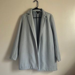 Baby blue lapel jacket